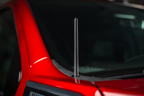 AntennaMastsRus - Short Rubber Antenna fits Toyota 4 Runner (2010-2017) - USA Stainless Steel Threading - The Original 6 3/4 Inch Accessories - Ca...