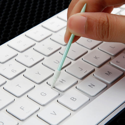 Chinco 200 Pieces Cleaning Swab Sticks Sponge Foam Tip Swabs for Inkjet Printer, Print Head, Camera, Optical Lens, Optical Equipment...