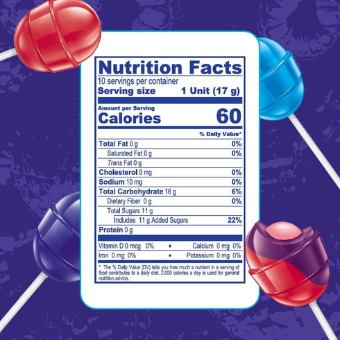 Colombina Bon Bon Bum Lollipops w/Bubble Gum Center, Berry Explosion Mix, Individually Wrapped, Ideal for Party Favors and Gifts, 1 Pack (10 Count...
