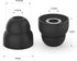 5 Pairs of Double Flange Replacement Earbud Tips fit Powerbeats, LG, Symphonized, iFrogz, Mpow, Skullcandy, Panasonic Headphones (Clear)...