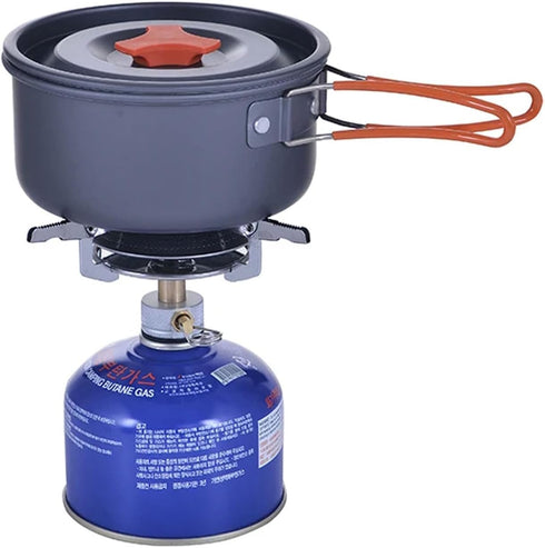 Windproof Camping Gas Stove Portable Foldable Backpack Electronic Stove Head Outdoor Cooking Picnic HikingMountaineering Camping...