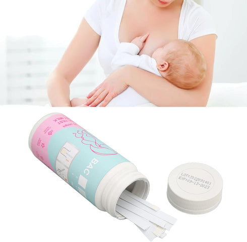 25pcs Breastmilk Test Strips 120s Detection Accurate Results Disposable Moms Lactation Breastfeeding Test...