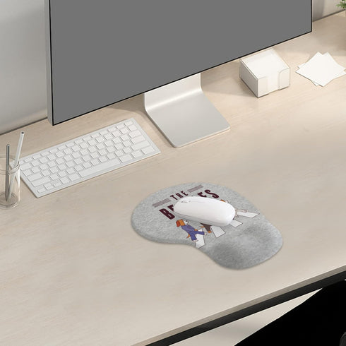 The Beagles Funny Dogs Design Mouse Pad with Wrist Support-Bottom Nonslip Personalized Mouse Pad Relieve Wrist Pressure Keyboard Mouse Pad Can Be ...