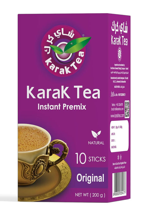 KARAK TEA Premix Powder SACHETS 200 G (Original) each packet 10 sachets...