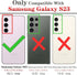 for Samsung Galaxy S23 Case with HD Screen Protector : Military Grade 16ft Drop Tested Ring Shockproof Protective Phone Case - Samsung Galaxy S23 ...
