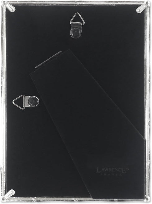 Lawrence Frames 710157 Silver Metal Bamboo 5x7 Picture Frame...