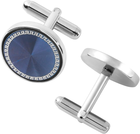 Cufflinks for Men Classic Wedding Business Shirt Cuff Links Silver Gold Black Set Gifts with Box...