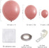 Dusty Pink Balloons Various Sizes 5 Inch 10 Inch 18 Inch Dusty Rose Wedding Bridal Shower Boho Baby Shower Decorations 87 Pcs...
