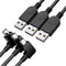 Mini USB Cable, 90 Degree USB 2.0 A to Mini B USB Cable,Right Angle USB 2.0 A-Male to Mini-B Adapter Cord Power Charger Wire for GPS Car Dash Cam ...