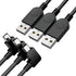Mini USB Cable, 90 Degree USB 2.0 A to Mini B USB Cable,Right Angle USB 2.0 A-Male to Mini-B Adapter Cord Power Charger Wire for GPS Car Dash Cam ...