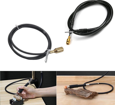 Auniwaig Flexible Shaft Core Drill Shaft Extension Accessories Tool for Bench Grinder Drill Press Compatible Rotary Grinder Tool...