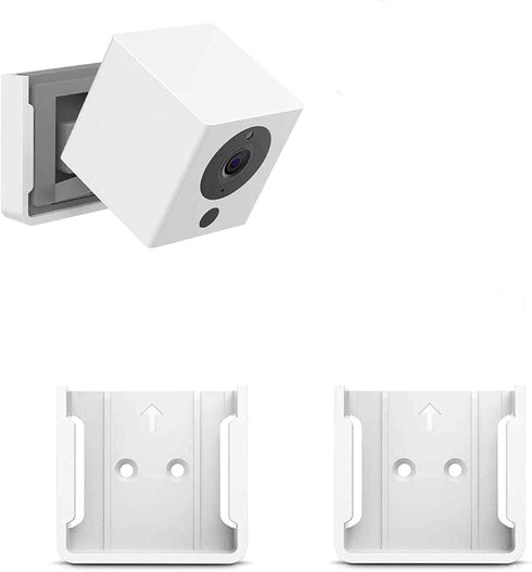 2PACK Wall Mount Kit for Wyze Cam V2/V1 with Screwless and VHB Stick On - Easy to Install, No Tools Needed, No Mess, No Drilling, Strong Adheasive...