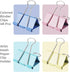 Binder Clips - 48 Pcs 1 Inch, Paper Binder Clips with Paper Clip Holder for Desk, Medium Paper Clamps for Office, School, Home...