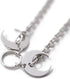 Sacina Gothic Crescent Moon Choker Necklace, Crescent Moon Zinc Alloy Pendant, Goth Gift for Women (Zinc Alloy Moon)...