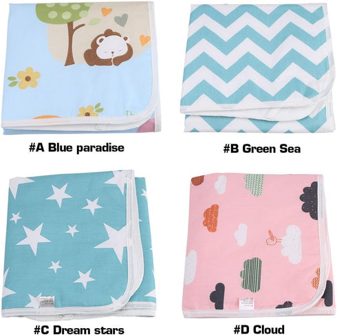 Ultra-Soft Large Washable Baby Changing Pad Mats Baby Cotton Urine Mat Diaper Nappy Bedding Changing Cover Pad Disposable Sanitary Baby Infant Tod...