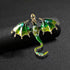 3Pcs Enamel Fly Dragon Brooch Party Sky Blue Green Violet Gifts For Women...