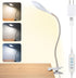 Desk lamp Eye-Caring Table Lamps, 360°Rotation Gooseneck Clip on Lamp Reading Light, Portable Reading Book Light, Clamp Light, Study Desk Lamps fo...