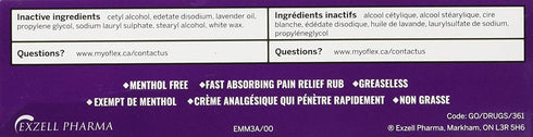 Pain Relief Rub | Odourless | Provides Deep Penetrating Relief of Muscle Soreness & Joint Pain | Menthol Free | Stain Free | Non-Greasy | Great fo...