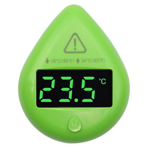 Aquarium Temperature Alarm Monitoring Tool Mini Digital Alarm Thermometer Fish Tank Mini Terrarium Tank Turtle Tank Tropical Fish Bowl Digital The...