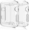2 Pack Compatible for Apple Watch 38mm Case iWatch Screen Protector TPU All-Around Protective Case Clear Ultra-Thin Cover for Series 3 Series 2, 2...