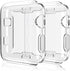 2 Pack Compatible for Apple Watch 38mm Case iWatch Screen Protector TPU All-Around Protective Case Clear Ultra-Thin Cover for Series 3 Series 2, 2...