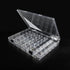 36 Grids Clear Plastic Organizer Box, Craft Storage Container for Beads Organizer, Art DIY, Crafts Jewelry Storage, Fishing Tackles, Rock Collecti...
