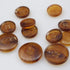 11 Pieces Genuine Natural Horn Blazer & Suits Button Set - for Blazer, Sport Coat, Uniform, Jacket (Light Brown)...