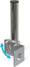 1.5" Diameter Antenna Mount Pole Bracket to Wall for Outside Antenna Weather Station 10" Length Universal Antenna Mast Mounting Pole Clamp Adjusta...