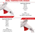Full Size Hot Glue Gun Kits, KeLDE 40W Dual Temp Fine Tip Hot Glue Gun with 10PCS Glue Sticks for craft, DIY Arts, Quick Home Repairs, Wood, PVC...