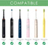 Linkidea Electric Toothbrush Travel Case Holder, Battery Toothbrush Carry Bag Compatible with Oral-b Pro 1500 8000, Philips Sonicare 4100, 5100, 6...