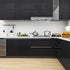 17.5" x 118" Black/White Wood Peel and Stick Wallpaper Self-Adhesive & Removable Wallpaper for Countertop Kitchen Wall Wood Plank Textured Vinyl R...