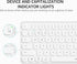 Rapoo 9010M Multi-Device Keyboard and Mouse Combo, 2.4GHz/Bluetooth 5.0/4.0 Wireless Keyboard & Mouse Set for Windows/Mac/Linux/Chrome, Support 4 ...