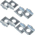 8 Pack Training Wheels Vertical Bracket for Children's Bicycle Stabiliser Support Bar Rod Locating Mount Plate Gasket 23mm+25mm Universal for Kids...
