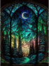 bleihum Starry Night Diamond Painting Kits- Tree Diamond Art for Adults,Gem Painting Crafts for Adults Home Wall Decor,DIY 5D Gem Art Moon Perfect...