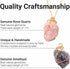 Shop LC Crystal Necklaces - Handmade Healing Amethyst & Rose Quartz, Fluorite & White Crystal, Citrine & Tiger's Eye Raw Gemstone Necklace Sets - ...