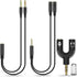 Headphone Splitter Adapter, 3-in-1 Pack 3.5mm Male to 2 Port 3.5mm Female & 3.5mm Female to 2 Port 3.5mm Male Aux Stereo Y Jack Cable for PS4, Xbo...