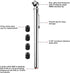 CZC AUTO Pencil Tire Pressure Gauge, Mechanical Air Gage, Stainless Stem Single Chuck with Pocket Clip Tyre Checker for Motorcycle Bike Car RV SUV...