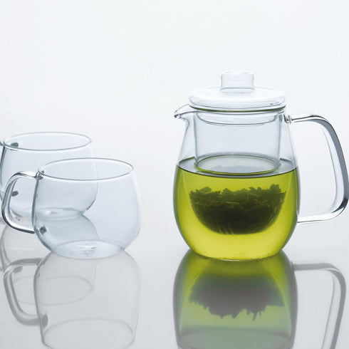 KINTO 22910 UNITEA Teapot, 24.0 fl oz (680 ml), Plastic, Dishwasher Safe, Heat-resistant Glass...