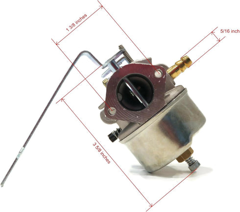 The ROP Shop | Carburetor for Craftsman Edger Tecumseh 632615 632208 632589 H30 H35 3.5HP Motor...
