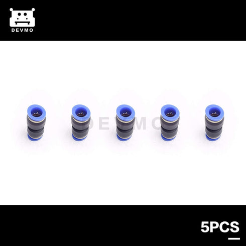 5PCS 10mm to 12mm Tube Air Pneumatic Push in Straight Gas Fittings Plastic Quick Connectors Fitting...