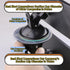 Anti-Glare Universal Rear View Mirrors - with Adjustable Large Suction Cup, Come with 2 pcs 360° Wide Blind Spot Mirrors with ABS Housing for Cars...