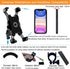 2024 Upgraded Bike Phone Mount, Easy Install and Quick Release Bicycle - Motorcycle Handlebar Phone Mount Holder, Bike Phone Holder for iPhone and...