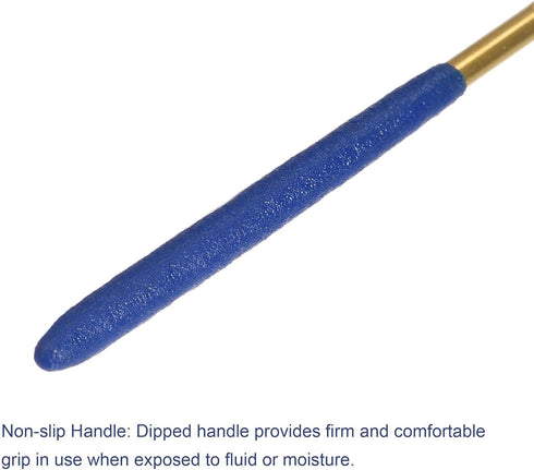 uxcell Diamond Needle File Set 3mm x 140mm, Round Files Titanium Coated Tools for Metal Wood Stone Glass, 10pcs...