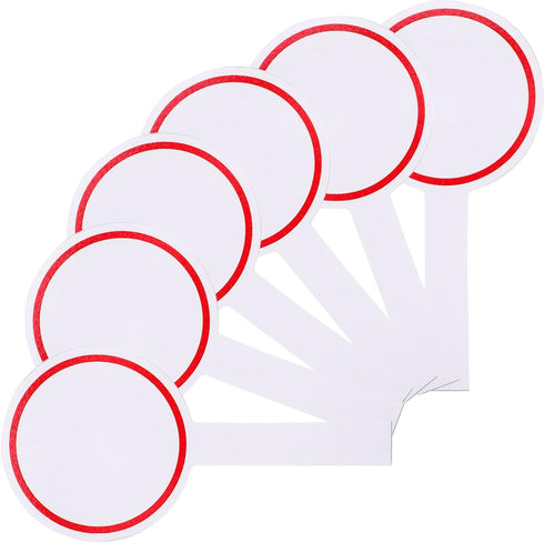 MAGICLULU 6Pcs Dry Erase Answer Paddles Handheld Double Sided Paddles for Students Classroom Voting...