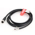 DRRI Industrial Sensor Cable M12 4-Pin Female A-Code Aviation Connector to Open end Electrical Shielded Overmolded Cable......