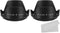 PATIKIL 62mm Camera Lens Hood, 2Pcs Flower Lens Hood Protector with Cloth for Anti-Reflection Blocks Excess Sunlight Enhance Camera Photography fo...