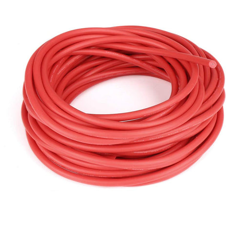 Electric Copper Core Flexible Silicone Wire Cable Red (22AWG 40KV) 5M...