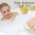 1 Pack Bamboo Dry Body Brushes,Dry Body Scrubber for Dry Skin, Blood Circulation, Cellulite Treatment,Dry Brush Suitable for All Kinds of Skin wit...