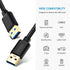 USB 3.0 A to A Male Cable 10Ft,USB to USB Cable USB Male to Male Cable USB Cord with Gold-Plated Connector for Hard Drive Enclosures, DVD Player, ...