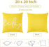 Waterproof Outdoor Throw Pillow Cover, 2 Pack Relax Printing Throw Pillow Case UV Protection Garden Cushion Cover for Patio Sofa Couch Balcony Chr...